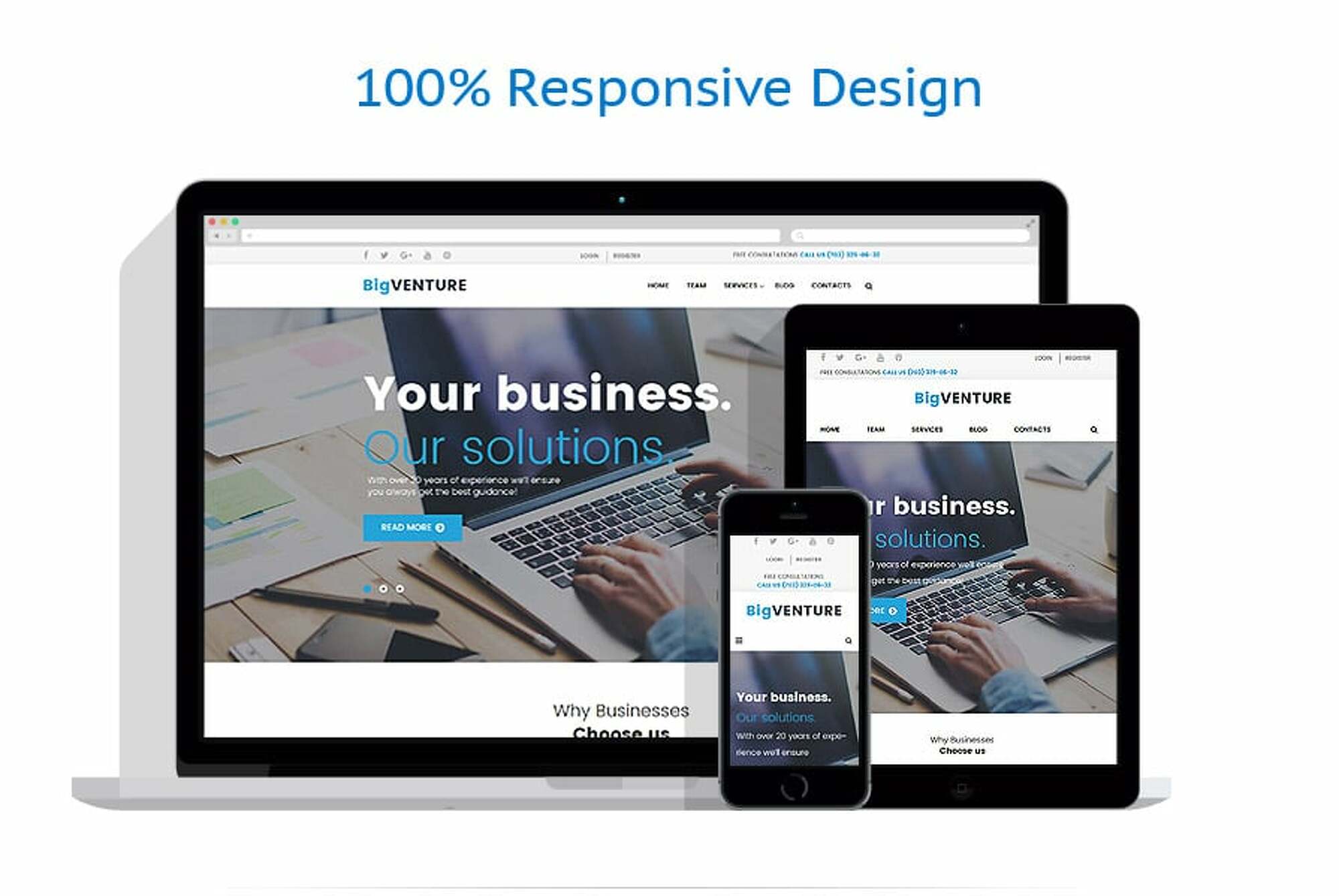 BigVenture - Business& Consulting WordPress Elementor Theme