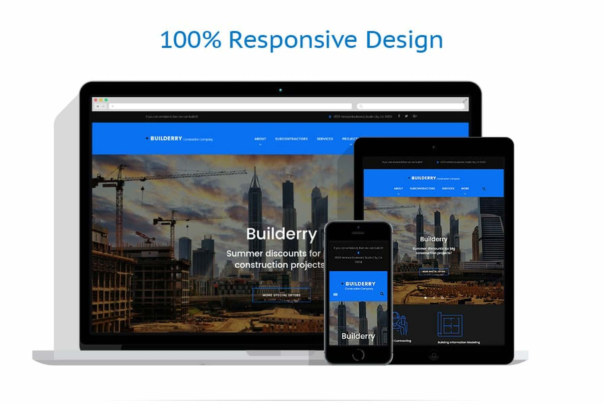 Builderry - Construction Company WordPress Theme