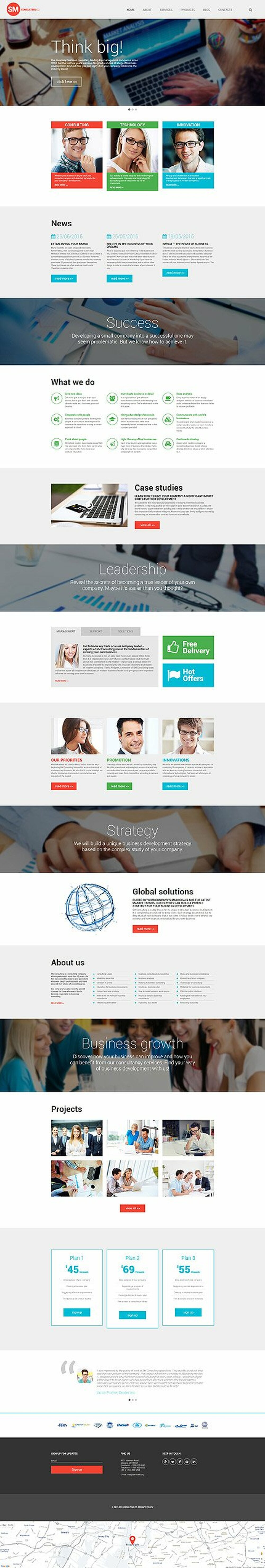 Consulting Co - Informative And Solid WordPress Theme