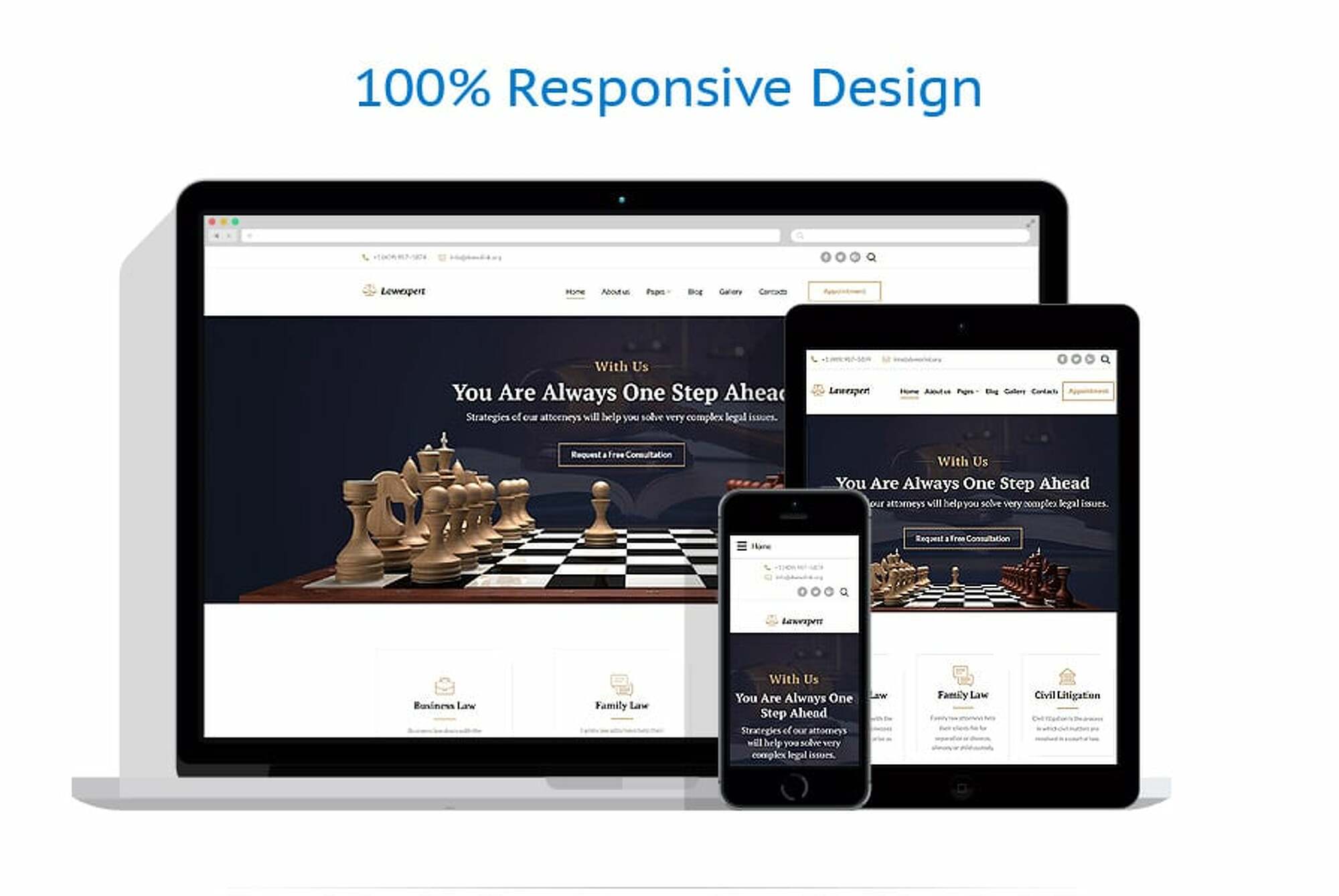 Law Firm Responsive Joomla Template