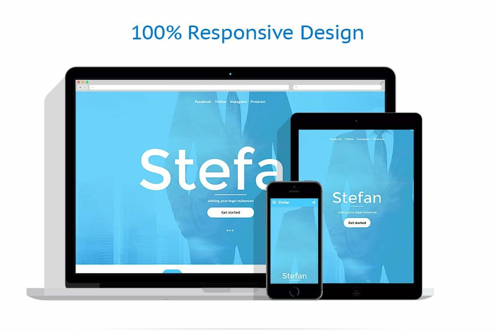 Law Firm Responsive Website Template