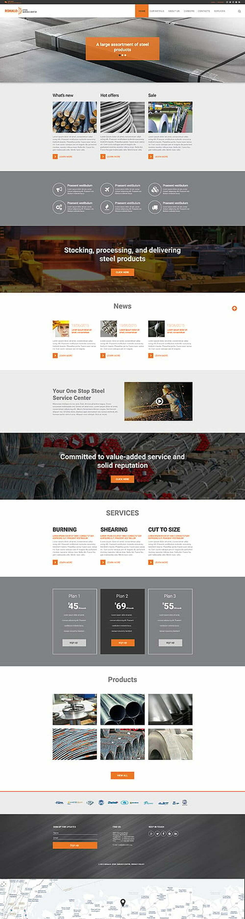 Steelworks Responsive Website Template