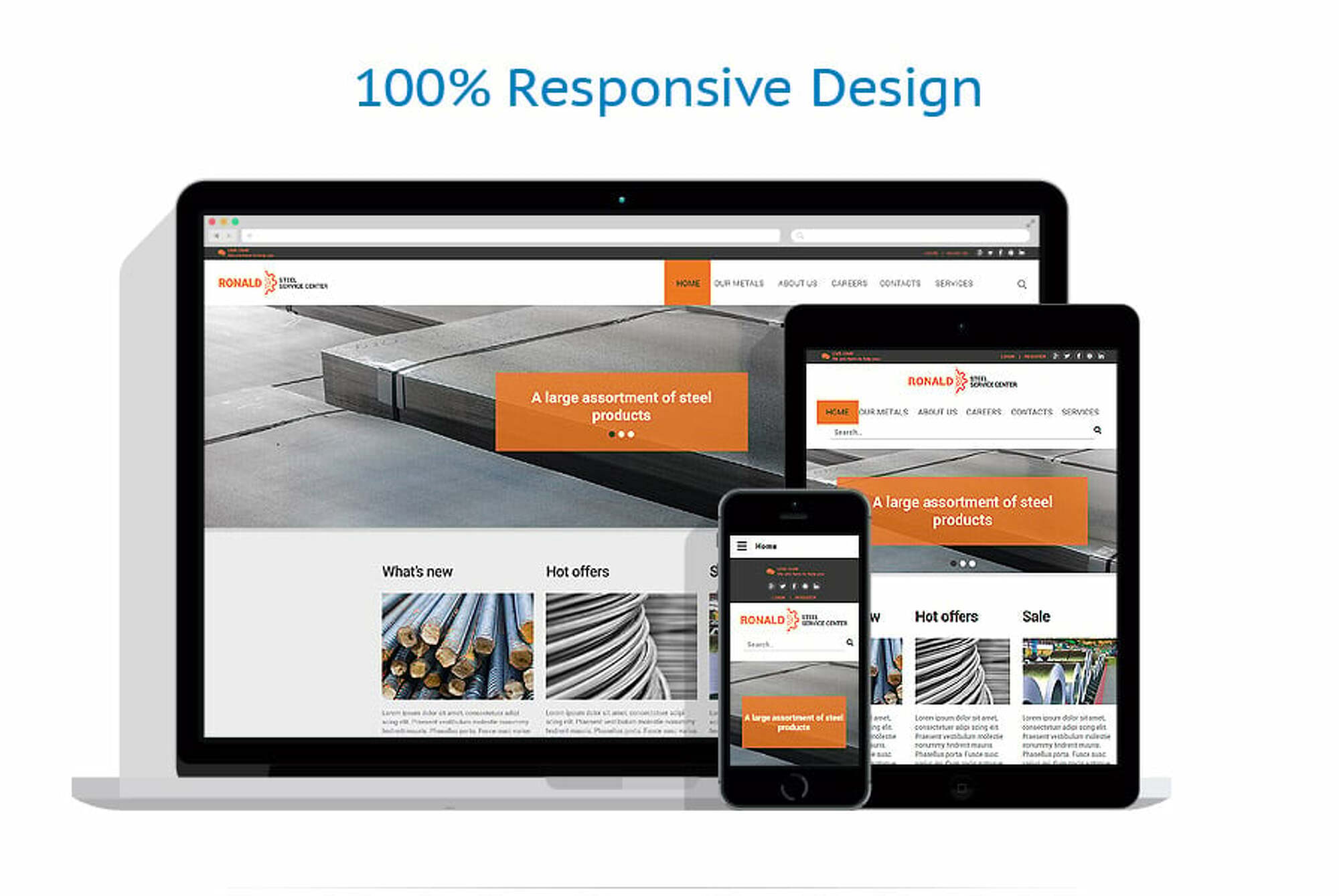 Steelworks Responsive Website Template