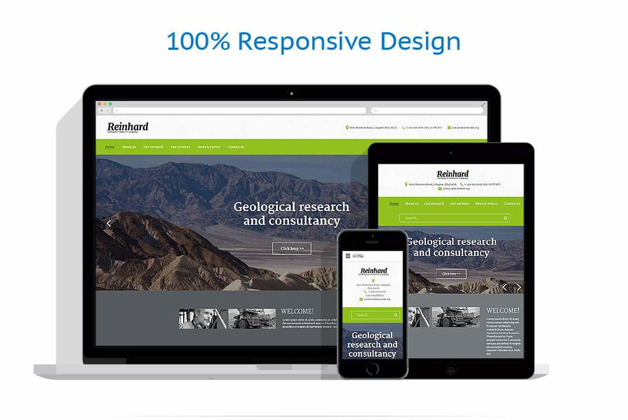 Reinhard Website Template