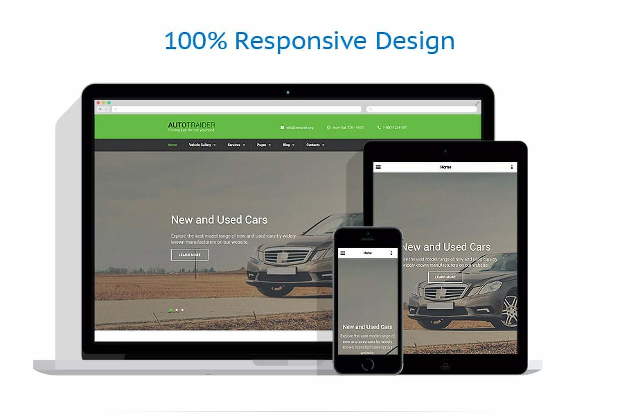 AutoTrader Website Template