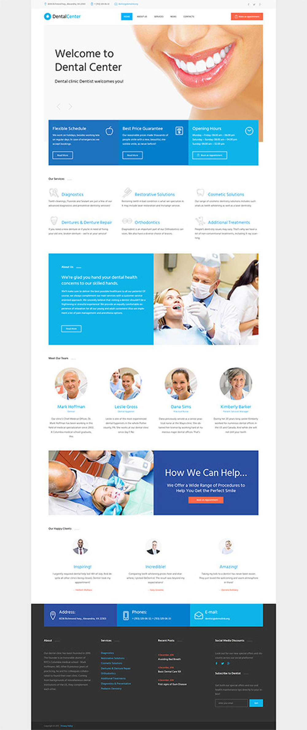 Dentalcenter - Dental Clinic Responsive